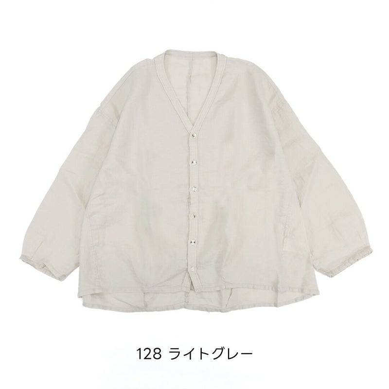 Ya2/ブロカントBrocante/シャツ/リネンキャンバスカルディガンシャツ/36-0347L/レディース【正規取扱】