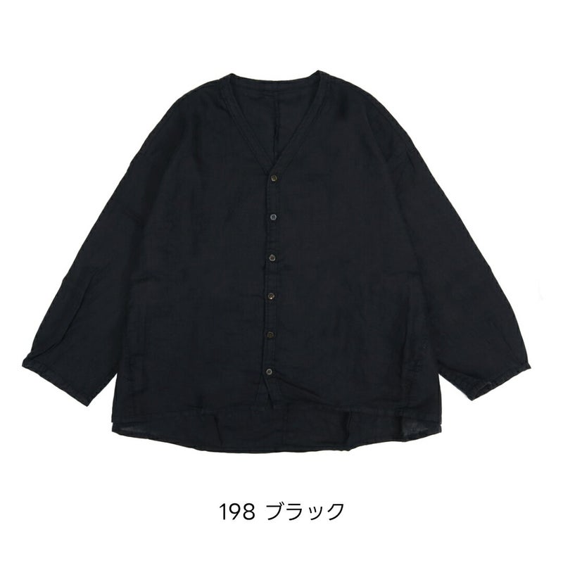 Ya2/ブロカントBrocante/シャツ/リネンキャンバスカルディガンシャツ/36-0347L/レディース【正規取扱】