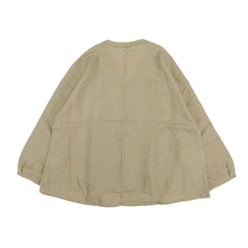 Ya2/ブロカントBrocante/シャツ/リネンキャンバスカルディガンシャツ/36-0347L/レディース【正規取扱】