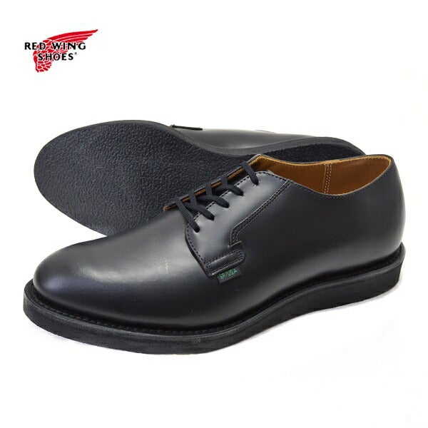 RED WING レッドウイング ポストマン 101 サイズ9D27.0cm REDWING POSTMAN OXFORD 101(D)(6H(24.5cm) BLACK CHAPARRAL): Red