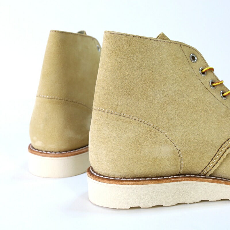 Ya2/レッドウイングREDWING/ブーツ/6インチクラシックラウンドベージュ・サンド/「ハトメ」仕様/8167/メンズ【正規取扱】