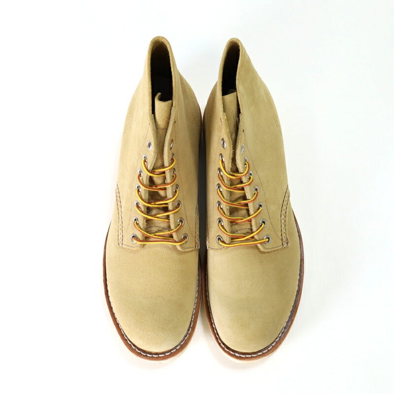 Ya2/レッドウイングREDWING/ブーツ/6インチクラシックラウンドベージュ・サンド/「ハトメ」仕様/8167/メンズ【正規取扱】
