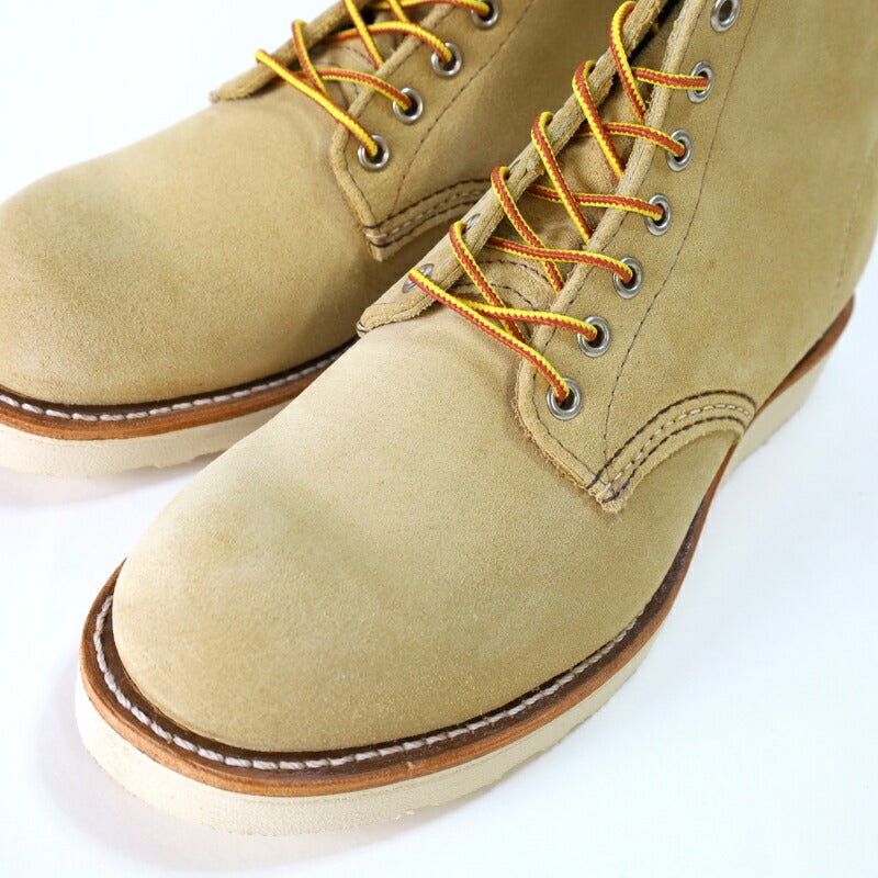 Ya2/レッドウイングREDWING/ブーツ/6インチクラシックラウンドベージュ・サンド/「ハトメ」仕様/8167/メンズ【正規取扱】