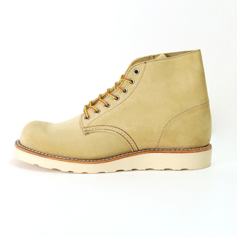 Ya2/レッドウイングREDWING/ブーツ/6インチクラシックラウンドベージュ・サンド/「ハトメ」仕様/8167/メンズ【正規取扱】