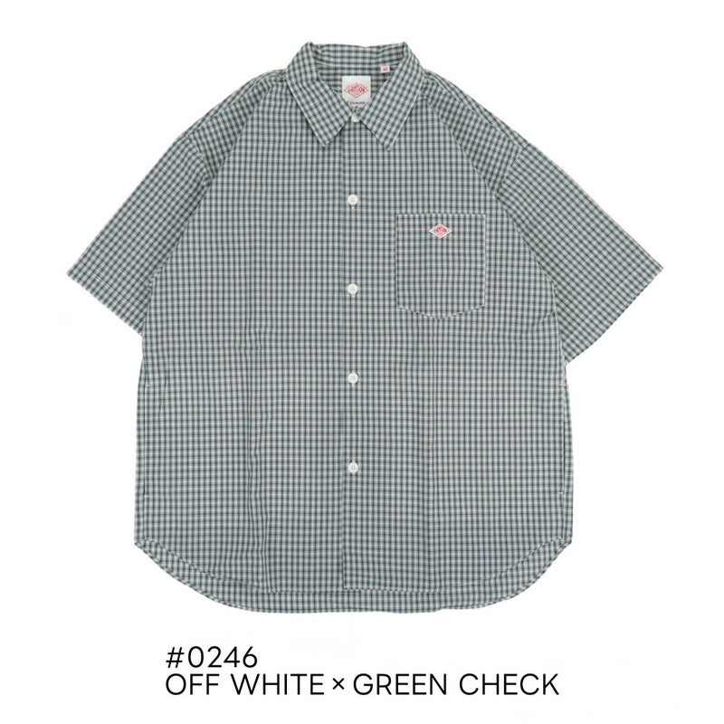 Ra9/ダントンDANTON/シャツ/コットンポプリンレギュラーカラーシャツ/DT-B0434TCV/メンズ【正規取扱】