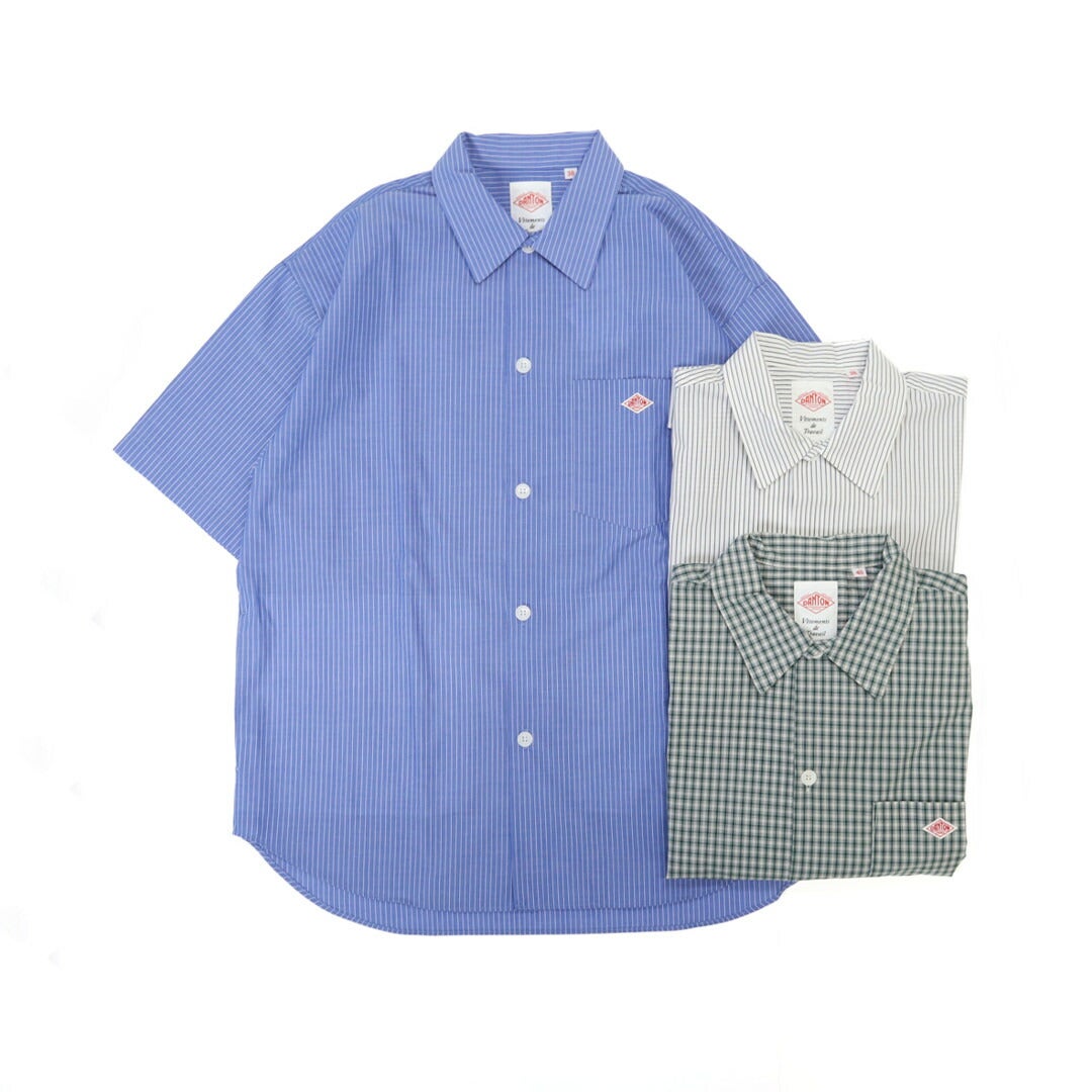 Ra9/ダントンDANTON/シャツ/コットンポプリンレギュラーカラーシャツ/DT-B0434TCV/メンズ【正規取扱】