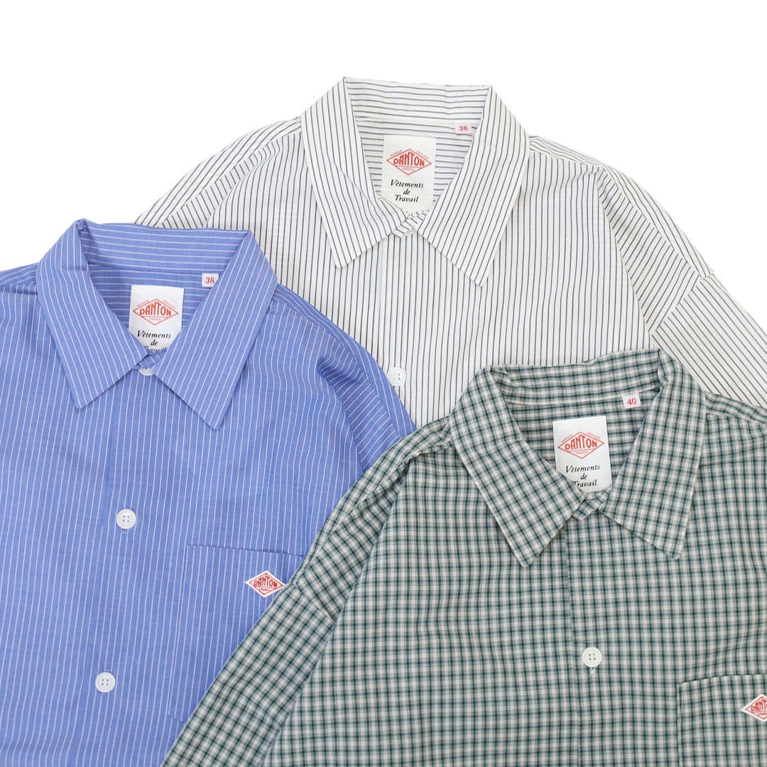 Ra9/ダントンDANTON/シャツ/コットンポプリンレギュラーカラーシャツ/DT-B0434TCV/メンズ【正規取扱】