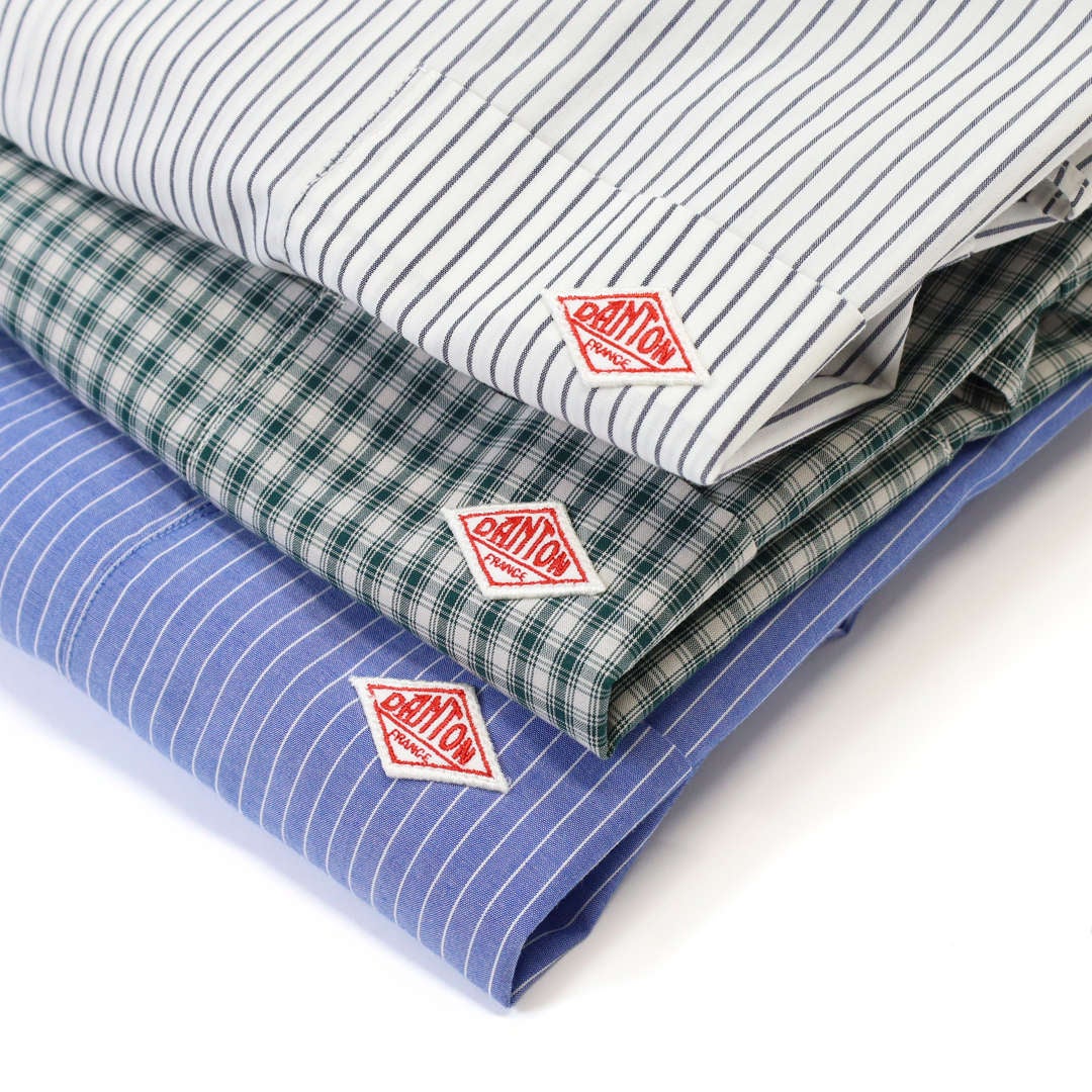 Ra9/ダントンDANTON/シャツ/コットンポプリンレギュラーカラーシャツ/DT-B0434TCV/メンズ【正規取扱】