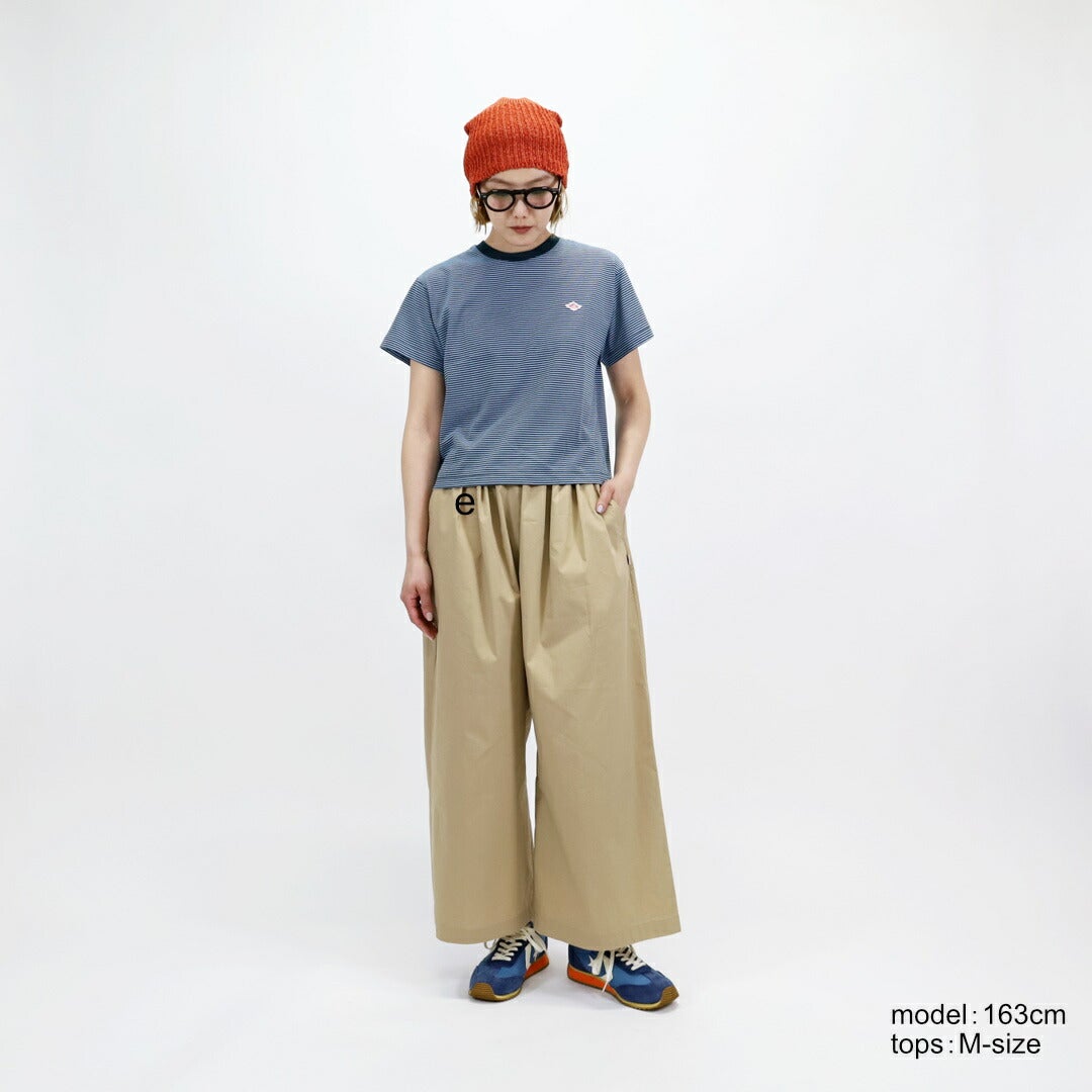 ダントン DANTON/ショート スリーブ クロップド Tシャツ ストライプ DT
