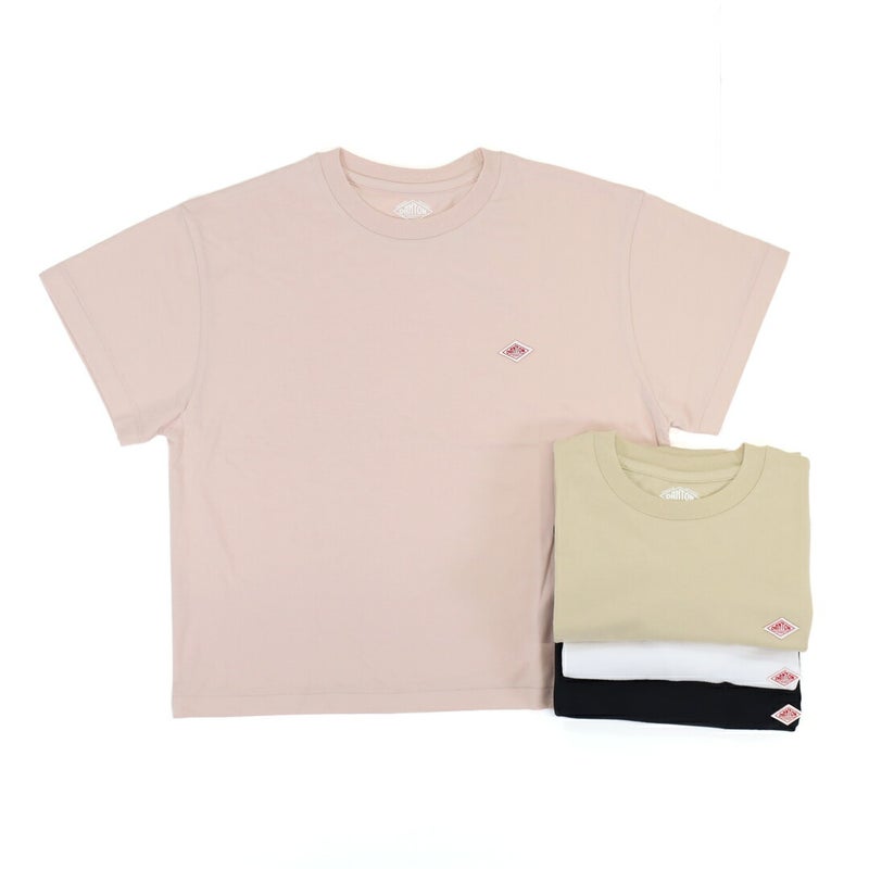 Ra9/ダントンDANTON/Tシャツカットソー/ショートスリーブクロップドTシャツ/DT-C0408CVT/レディース【正規取扱】