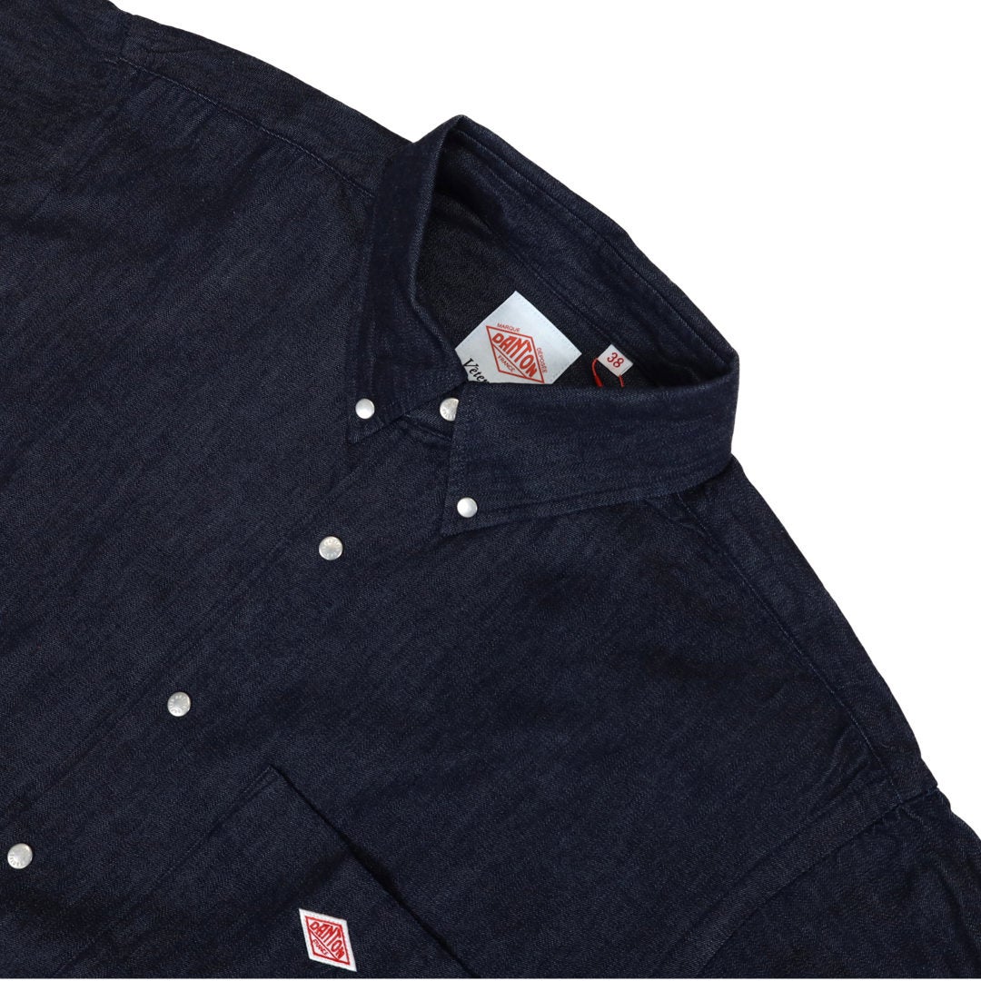 ダントン DANTON/ダンガリー ボタンダウン半袖シャツ DT-B0337 DUG/シャツ