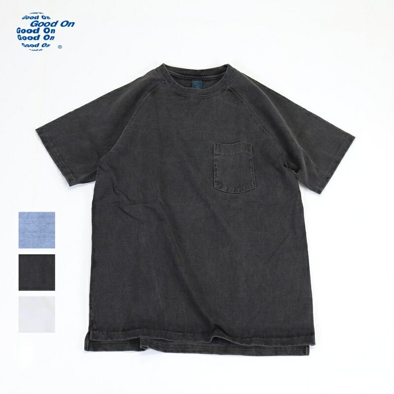 Ya2/グッドオンGOODON/カットソー/ショートスリーブブラックリンガーTシャツ/GOST1101/メンズ【正規取扱】