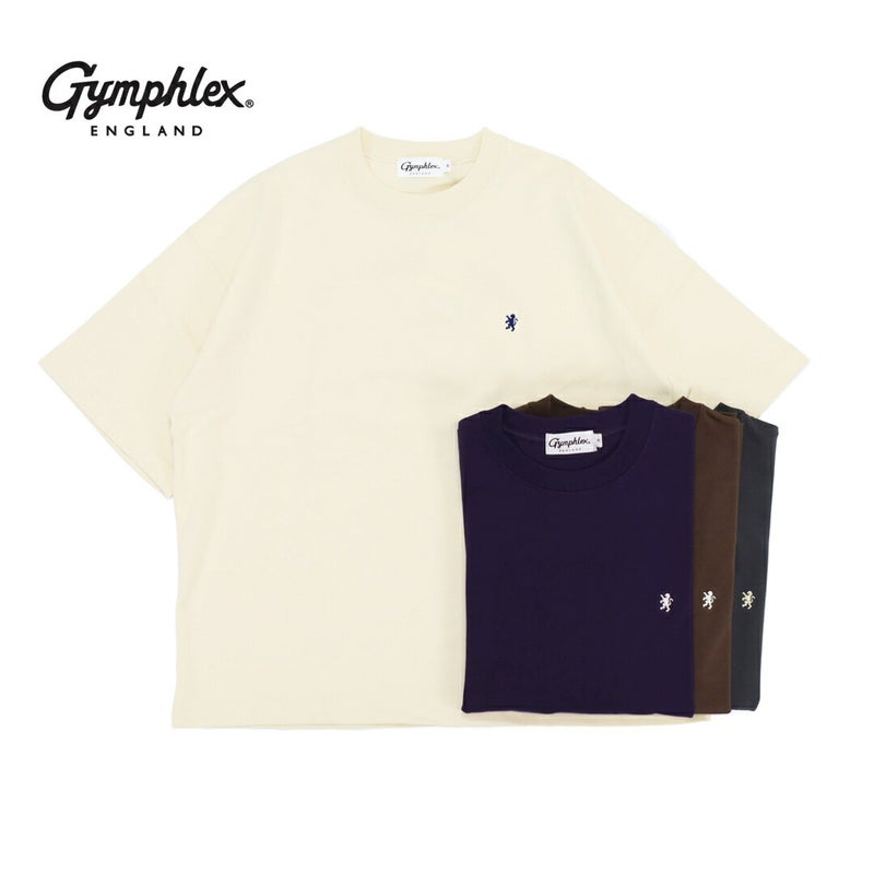 Ya2/ジムフレックスGymphlex/カットソー/コットンジャージークルーネック半袖Tシャツ/GY-C0441DDH/メンズ【正規取扱】