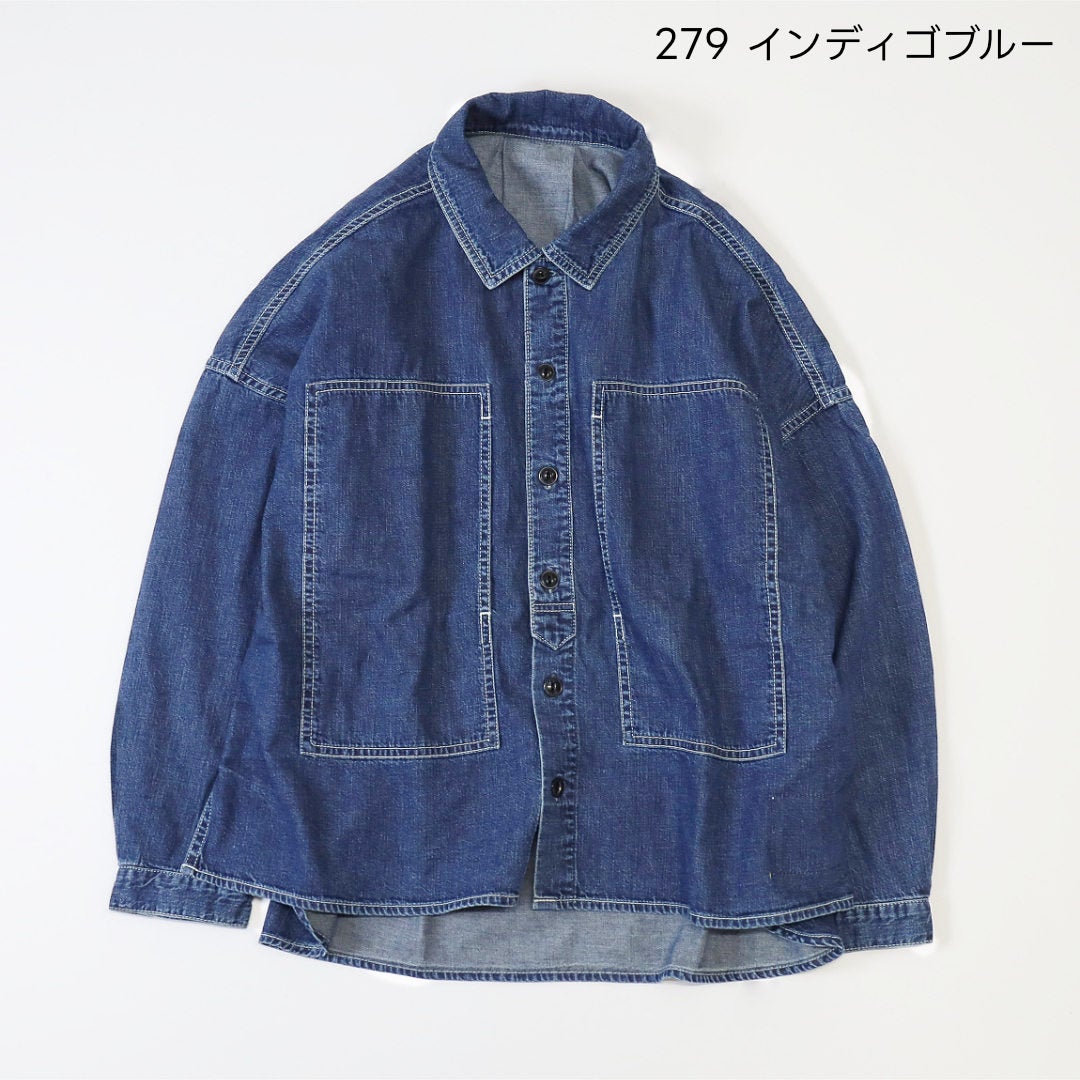 D.M.G. デニムシャツ ジャケット 7ozデニム プリズナー|ビッグ