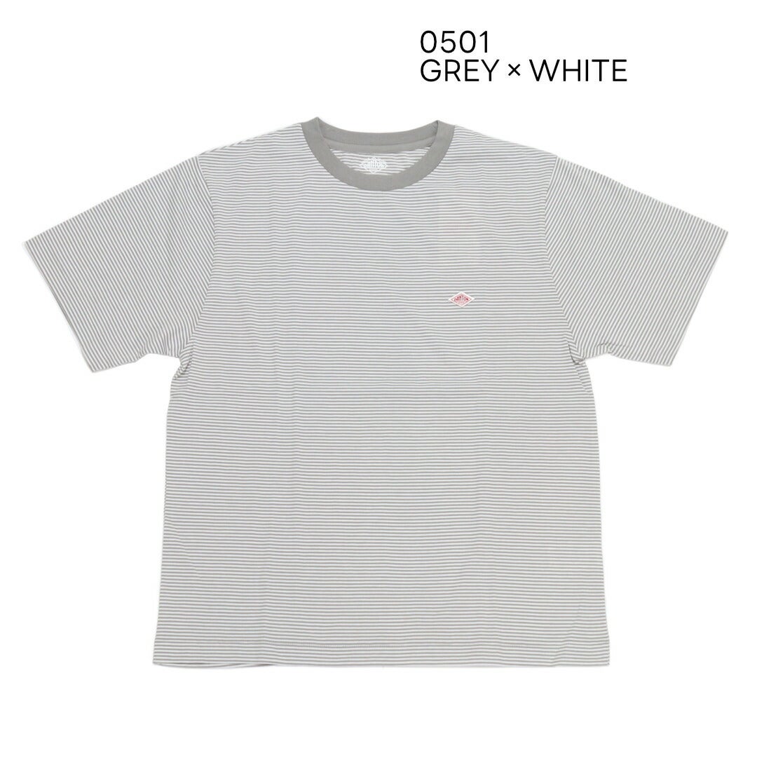 ダントン DANTON/ボーダークルーネックTシャツ DT-C0196 CVT-BD
