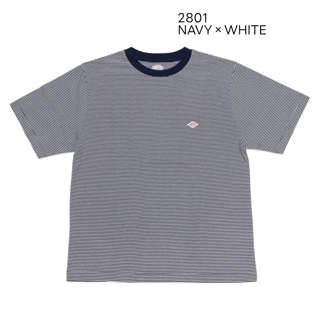 ダントン DANTON/ボーダークルーネックTシャツ DT-C0196 CVT-BD