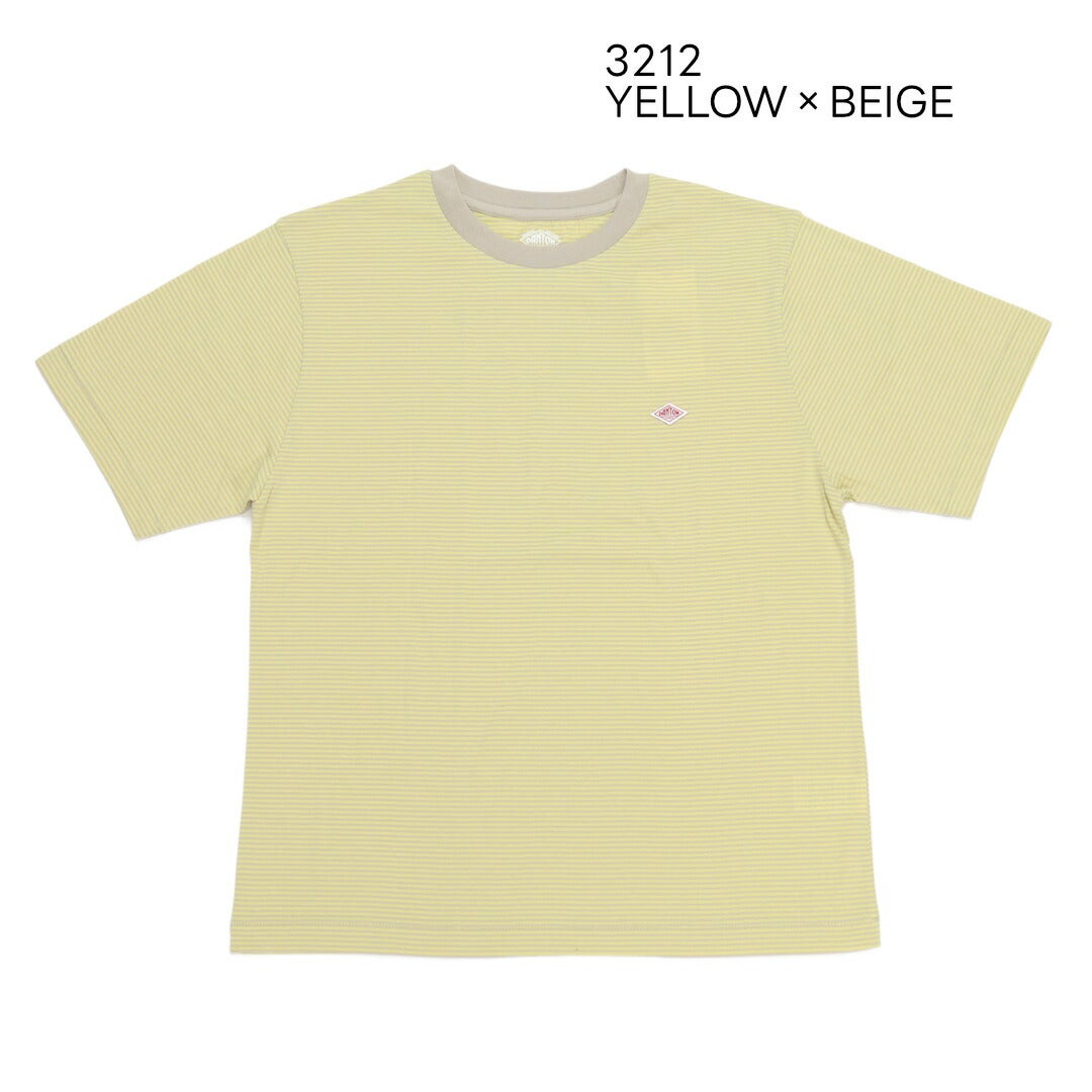ダントン DANTON/ボーダークルーネックTシャツ DT-C0196 CVT-BD