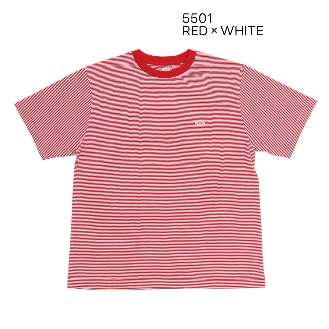 ダントン DANTON/ボーダークルーネックTシャツ DT-C0196 CVT-BD