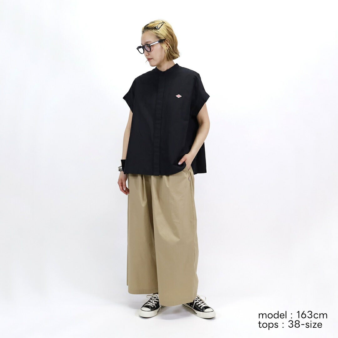ダントン DANTON/コットンリネン スリーブレスシャツ DT-B0235 VCL/シャツ