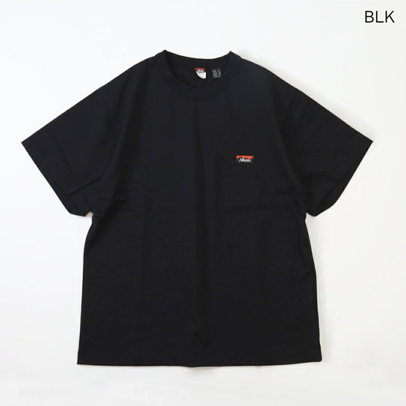 Ya2/ナンガNANGA/カットソーTシャツ/エコハイブリッドボックスロゴエンブロイダリーTシャツ/NW2411-1G804/メンズ【正規取扱】