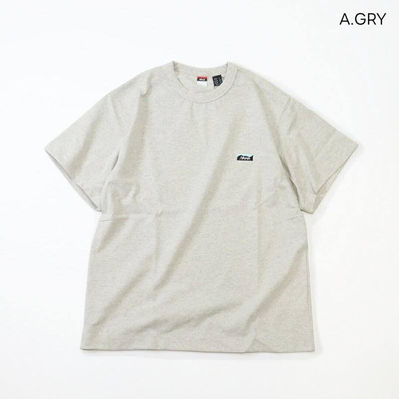 Ya2/ナンガNANGA/カットソーTシャツ/エコハイブリッドボックスロゴエンブロイダリーTシャツ/NW2411-1G804/メンズ【正規取扱】
