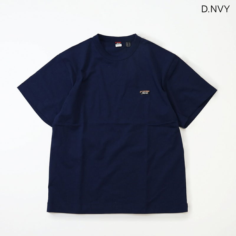 Ya2/ナンガNANGA/カットソーTシャツ/エコハイブリッドボックスロゴエンブロイダリーTシャツ/NW2411-1G804/メンズ【正規取扱】