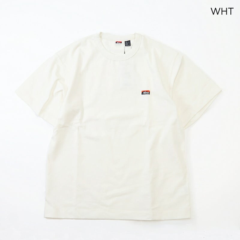 Ya2/ナンガNANGA/カットソーTシャツ/エコハイブリッドボックスロゴエンブロイダリーTシャツ/NW2411-1G804/メンズ【正規取扱】