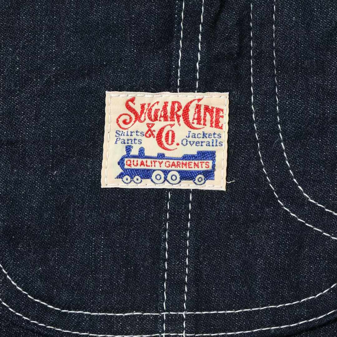 SUGAR CANE シュガーケーン デニム カバーオール シュガーケーン SUGAR CANE ブルーデニムワークコート SC15655|ビッグ