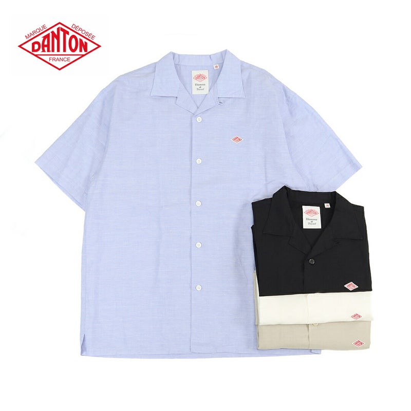 Ra9/ダントンDANTON/シャツ/ショートスリーブシャツSHORTSLEEVESHIRT/DT-B0436VCL/メンズ【正規取扱】