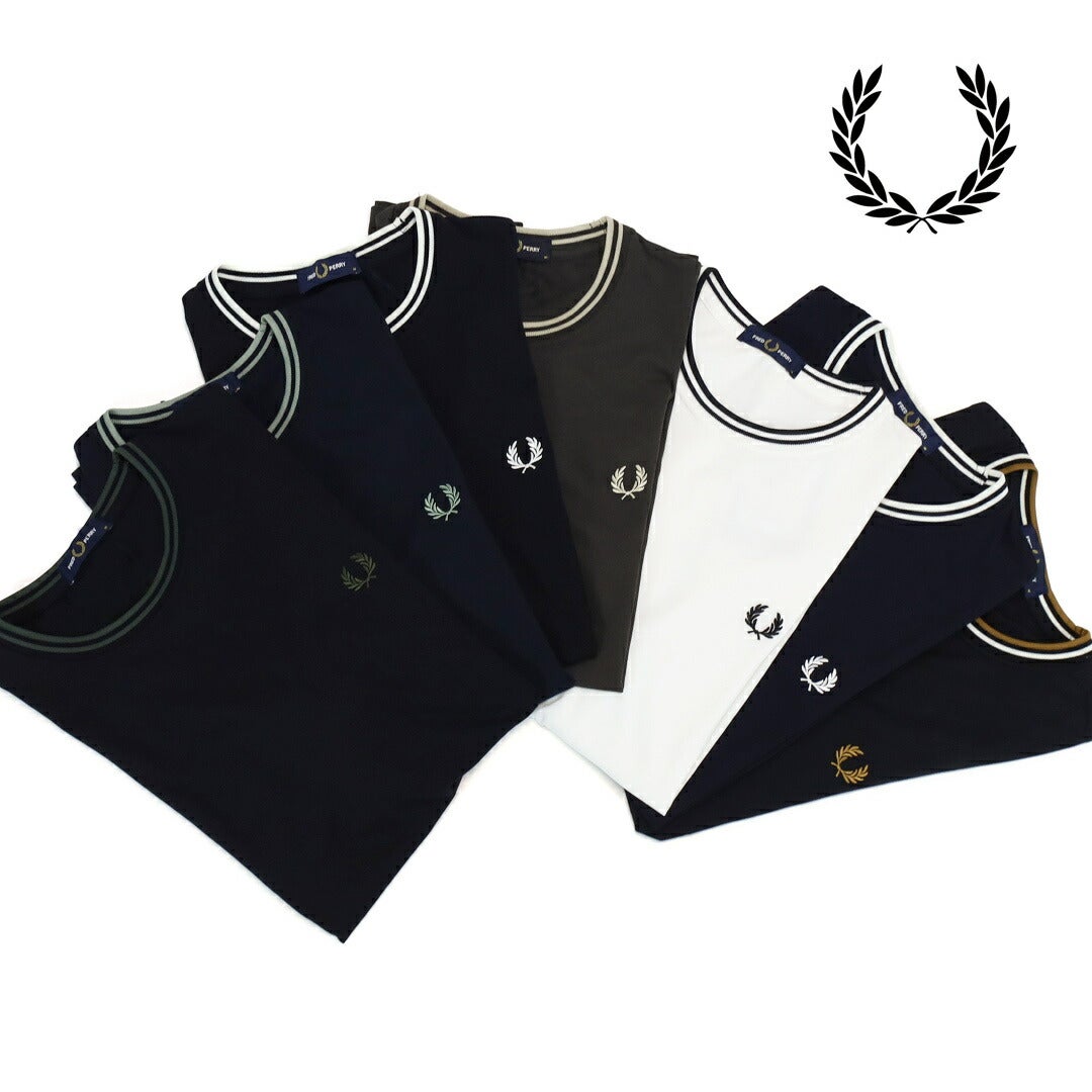 Ya2/フレッドペリーFREDPERRY/カットソー/ツインティップドTシャツ/M1588/メンズ【正規取扱】