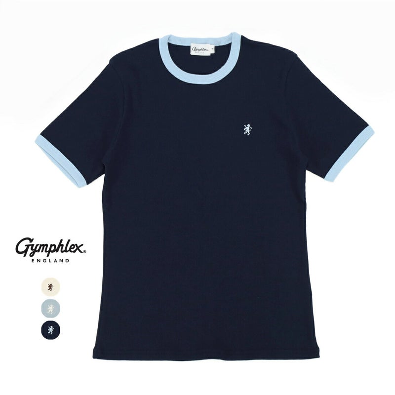 Ya2/ジムフレックスGymphlex/カットソー/クルーネックリンガーTシャツ/GY-C0326VRL/レディース【正規取扱】