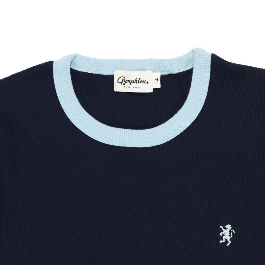 Ya2/ジムフレックスGymphlex/カットソー/クルーネックリンガーTシャツ/GY-C0326VRL/レディース【正規取扱】