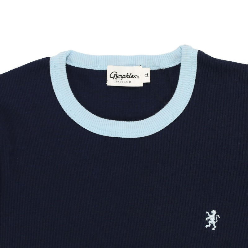 Ya2/ジムフレックスGymphlex/カットソー/クルーネックリンガーTシャツ/GY-C0326VRL/レディース【正規取扱】
