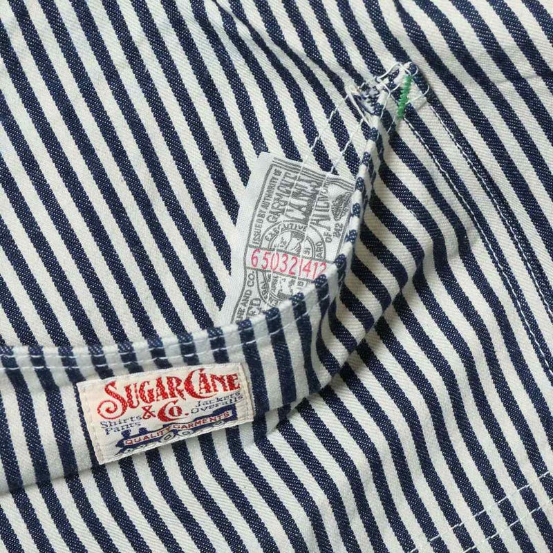 シュガーケーンSUGARCANE/ワークパンツ/11oz.ヒッコリーストライプワークパンツ/SC42496/メンズ【正規取扱】