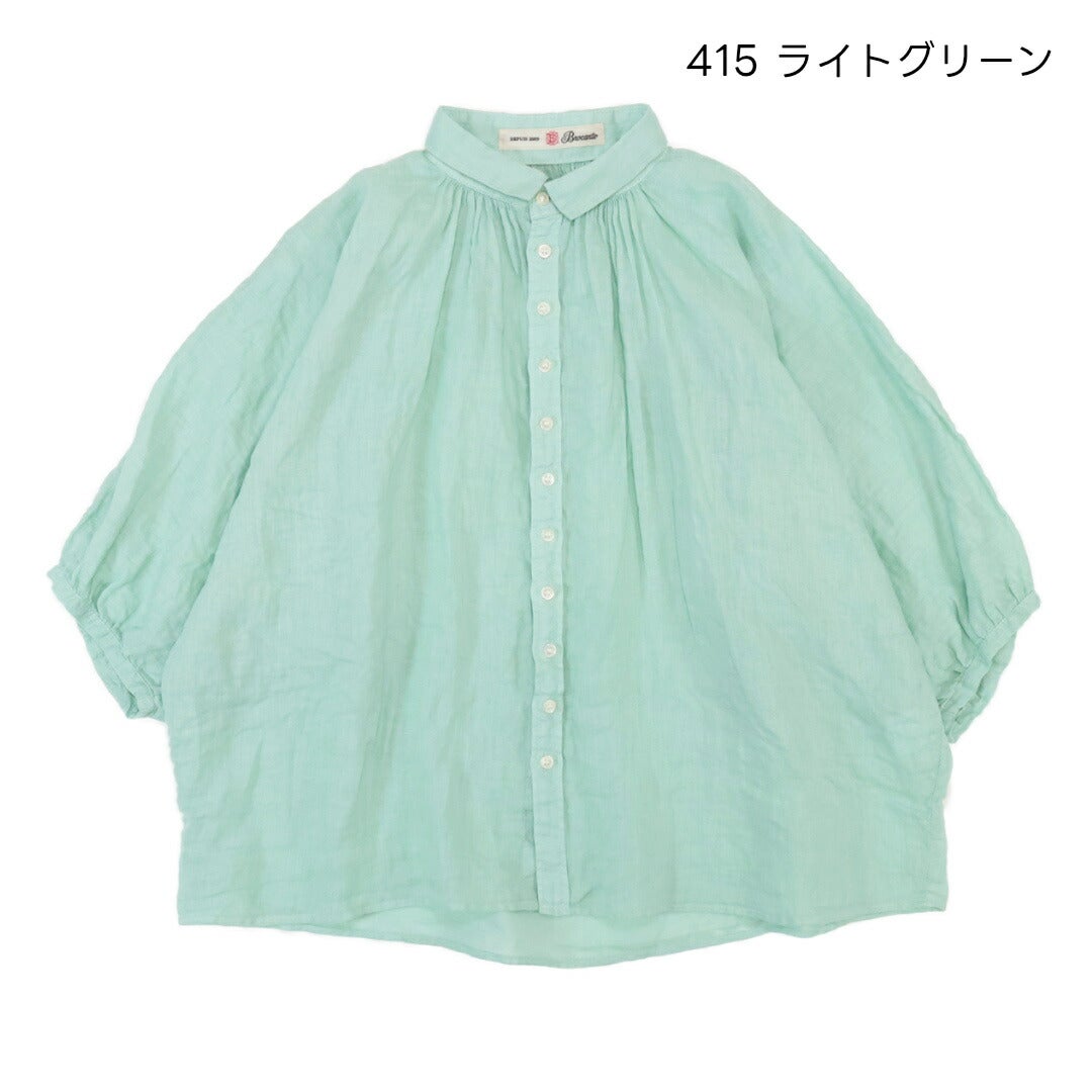 ブロカント Brocante/リネンキャンバス グランシャツ 36-0340L/シャツ