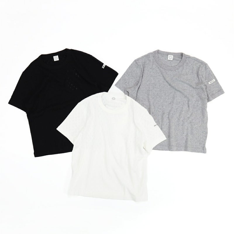 Ya2/オーシバルORCIVAL/カットソー/パターンメッシュコットンクルーネックTシャツ/OR-C0527OWE-R/レディース【正規取扱】
