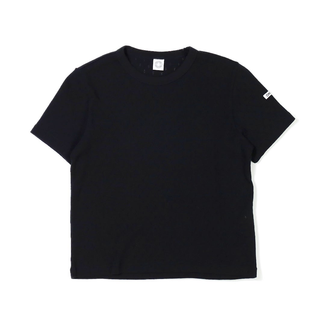 Ya2/オーシバルORCIVAL/カットソー/パターンメッシュコットンクルーネックTシャツ/OR-C0527OWE-R/レディース【正規取扱】
