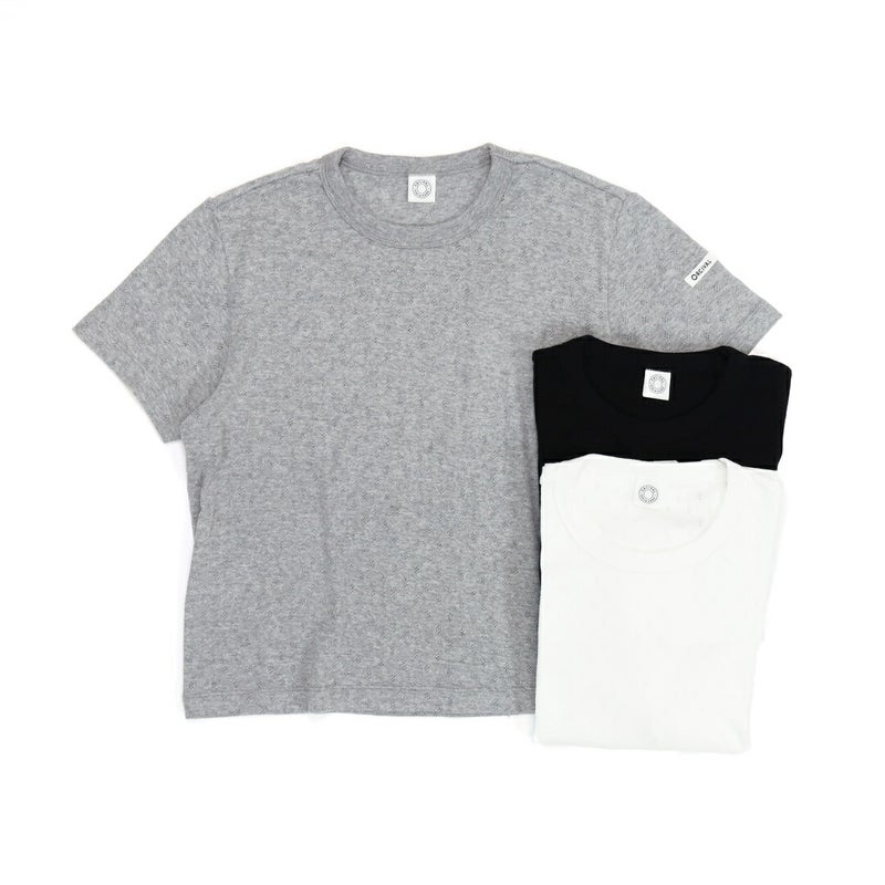 Ya2/オーシバルORCIVAL/カットソー/パターンメッシュコットンクルーネックTシャツ/OR-C0527OWE-R/レディース【正規取扱】