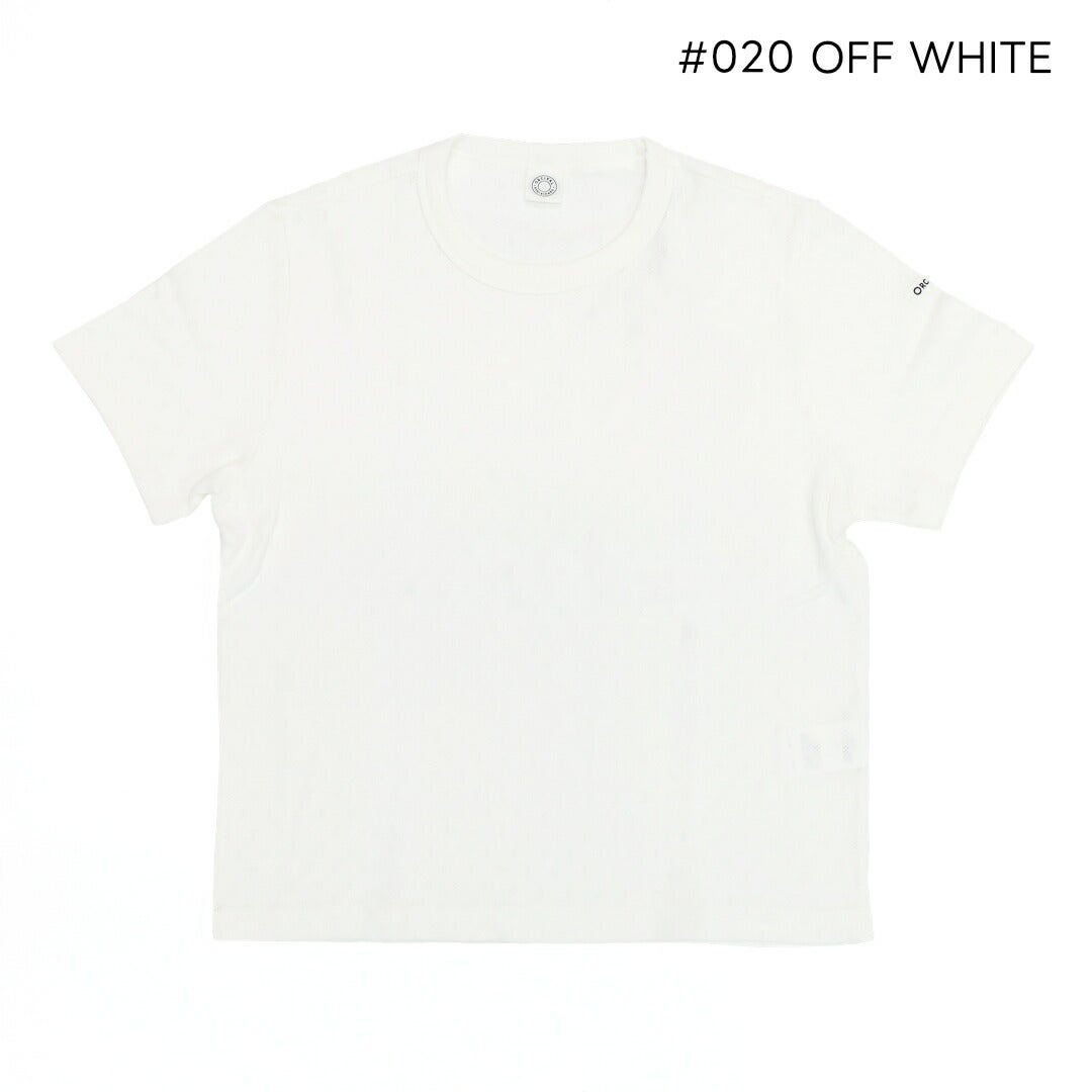 Ya2/オーシバルORCIVAL/カットソー/パターンメッシュコットンクルーネックTシャツ/OR-C0527OWE-R/レディース【正規取扱】