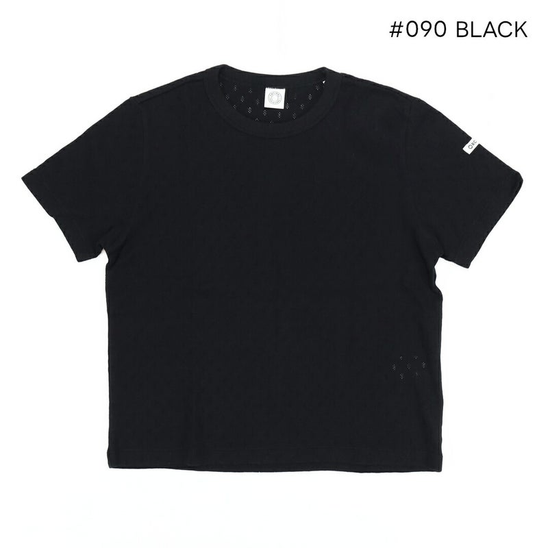 Ya2/オーシバルORCIVAL/カットソー/パターンメッシュコットンクルーネックTシャツ/OR-C0527OWE-R/レディース【正規取扱】