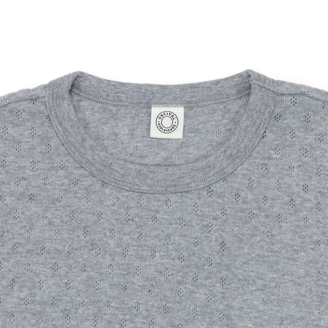 Ya2/オーシバルORCIVAL/カットソー/パターンメッシュコットンクルーネックTシャツ/OR-C0527OWE-R/レディース【正規取扱】