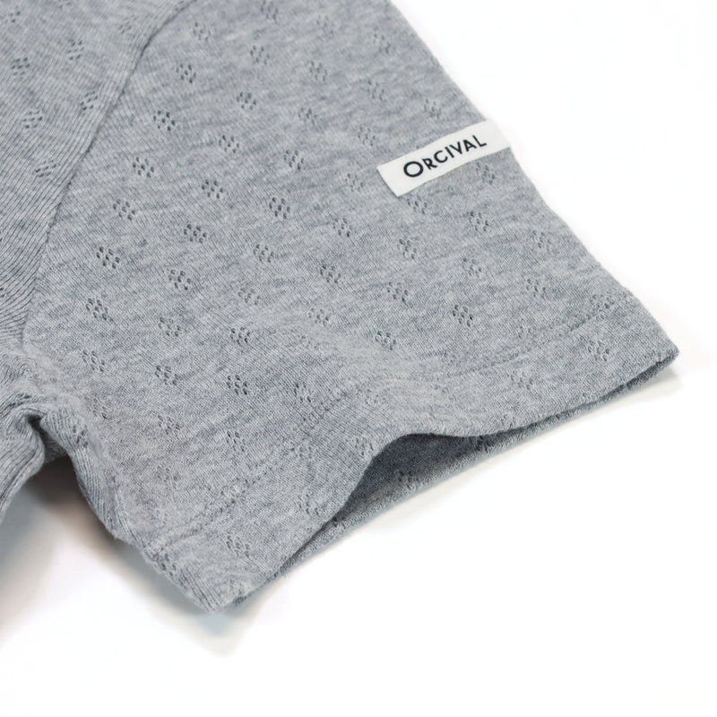 Ya2/オーシバルORCIVAL/カットソー/パターンメッシュコットンクルーネックTシャツ/OR-C0527OWE-R/レディース【正規取扱】