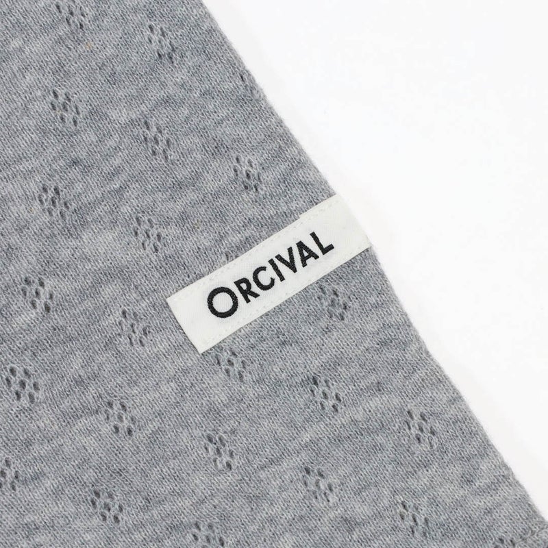 Ya2/オーシバルORCIVAL/カットソー/パターンメッシュコットンクルーネックTシャツ/OR-C0527OWE-R/レディース【正規取扱】