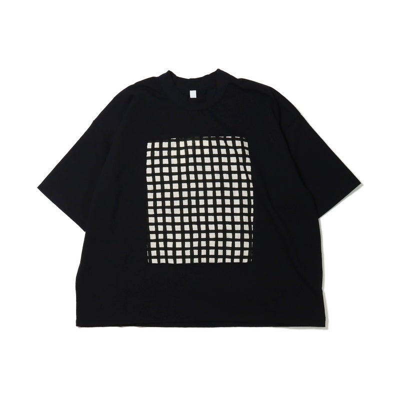 Ya2/プリットprit/カットソー/17/1空紡天竺×10/1ムラ糸プリント5分袖フレームＴシャツ/P91638/レディース【正規取扱】