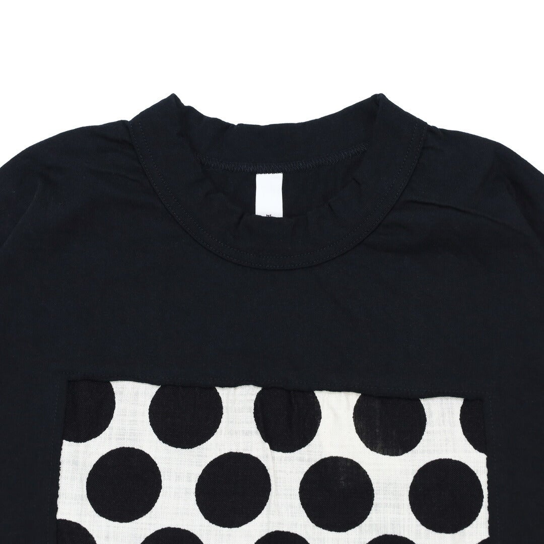 Ya2/プリットprit/カットソー/17/1空紡天竺×10/1ムラ糸プリント5分袖フレームＴシャツ/P91638/レディース【正規取扱】