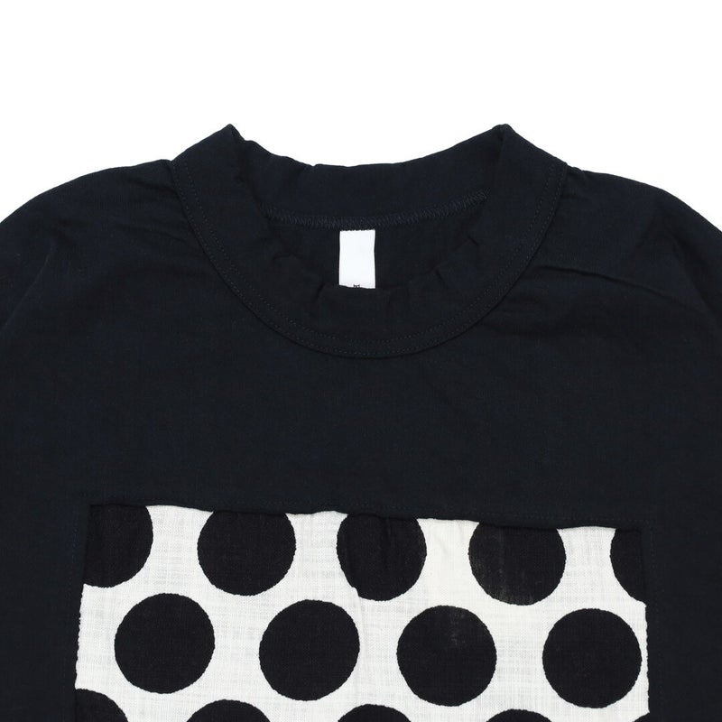 Ya2/プリットprit/カットソー/17/1空紡天竺×10/1ムラ糸プリント5分袖フレームＴシャツ/P91638/レディース【正規取扱】