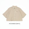 Ya2/ジムフレックスGymphlex/シャツ/リネンショートボタンダウン半袖シャツ/GY-B0367SKC/レディース【正規取扱】