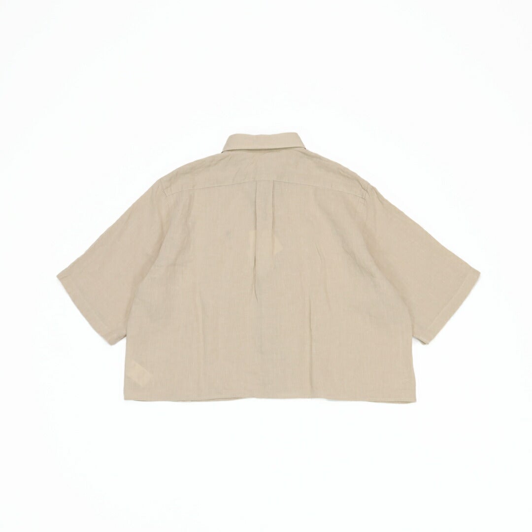 Ya2/ジムフレックスGymphlex/シャツ/リネンショートボタンダウン半袖シャツ/GY-B0367SKC/レディース【正規取扱】
