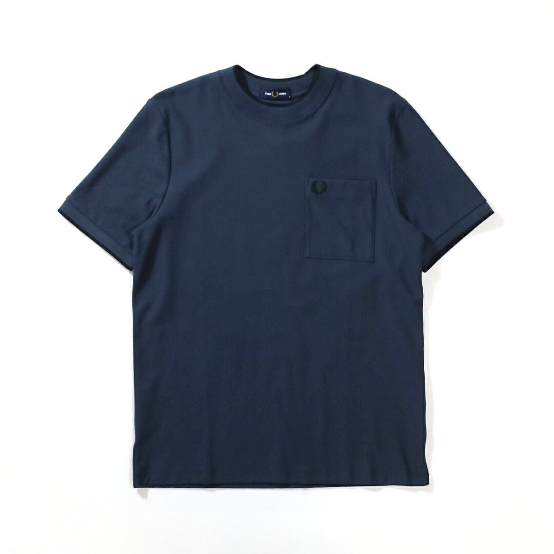 Ya2/フレッドペリーFREDPERRY/カットソー/ポケットディテールピケTシャツ/M2395/メンズ【正規取扱】