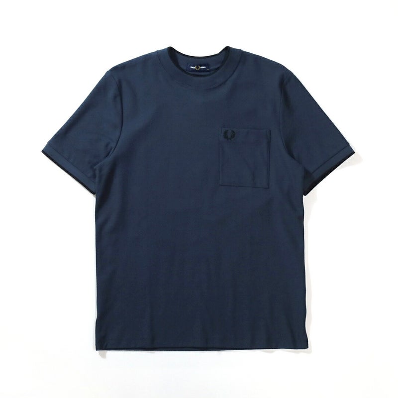 Ya2/フレッドペリーFREDPERRY/カットソー/ポケットディテールピケTシャツ/M2395/メンズ【正規取扱】